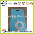 Customized printing logo plastic bag with handle